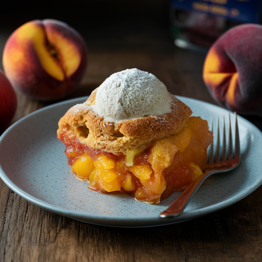 Peach Cobbler Using Cake Mix