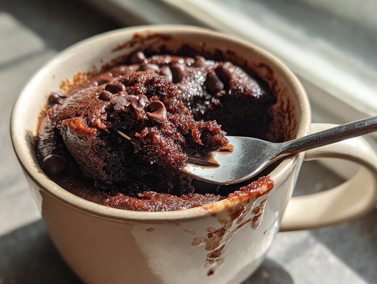 5-Minute Chocolate Mug Cake