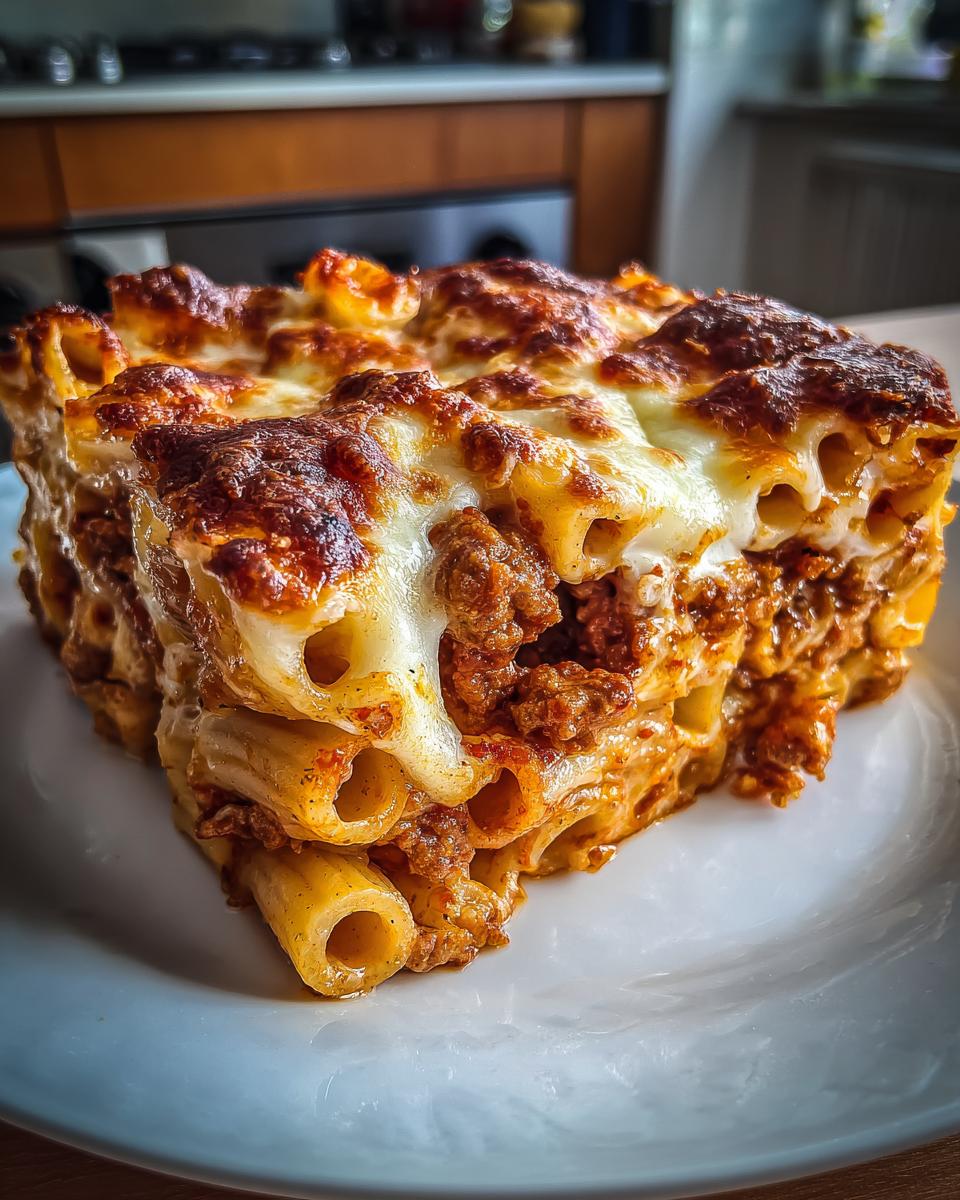 Baked Ziti with Mozzarella - detail 1