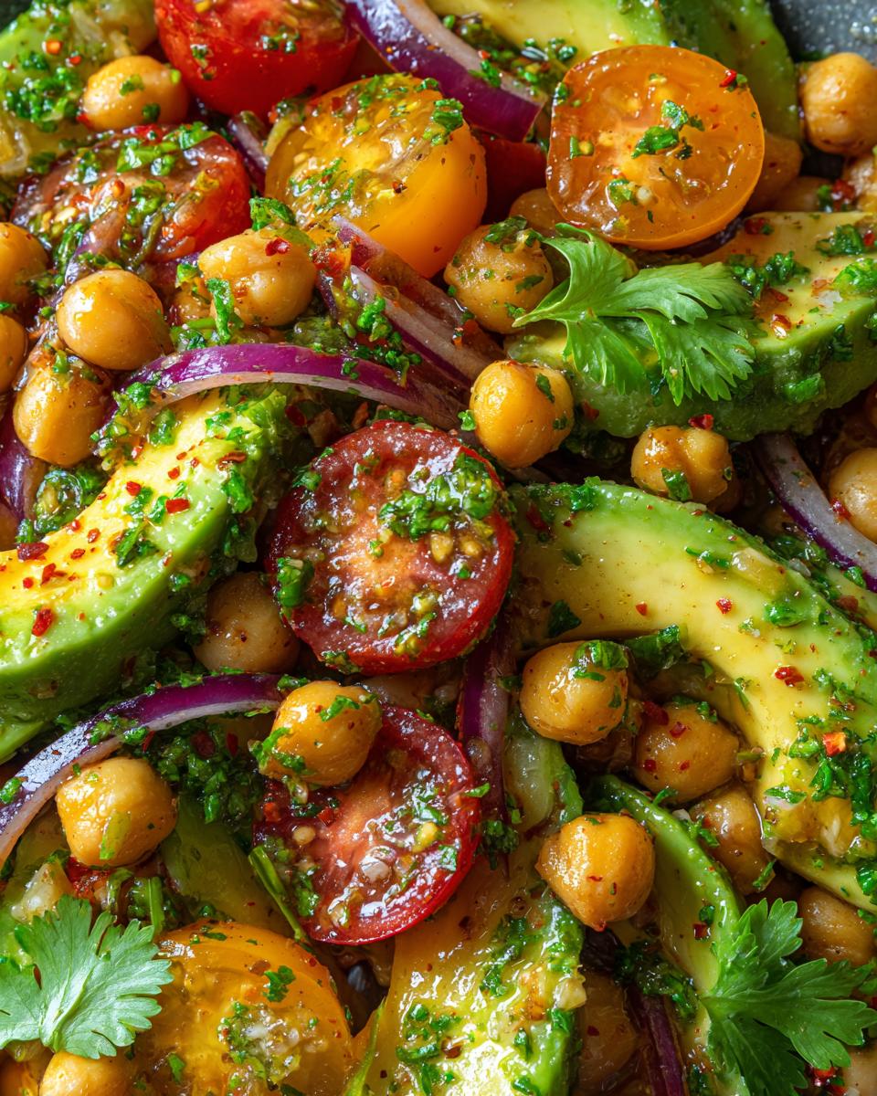 Chickpea & Avocado Salad - detail 2