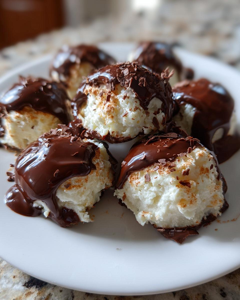 Chocolate-Dipped Frozen Yogurt Bites - detail 1