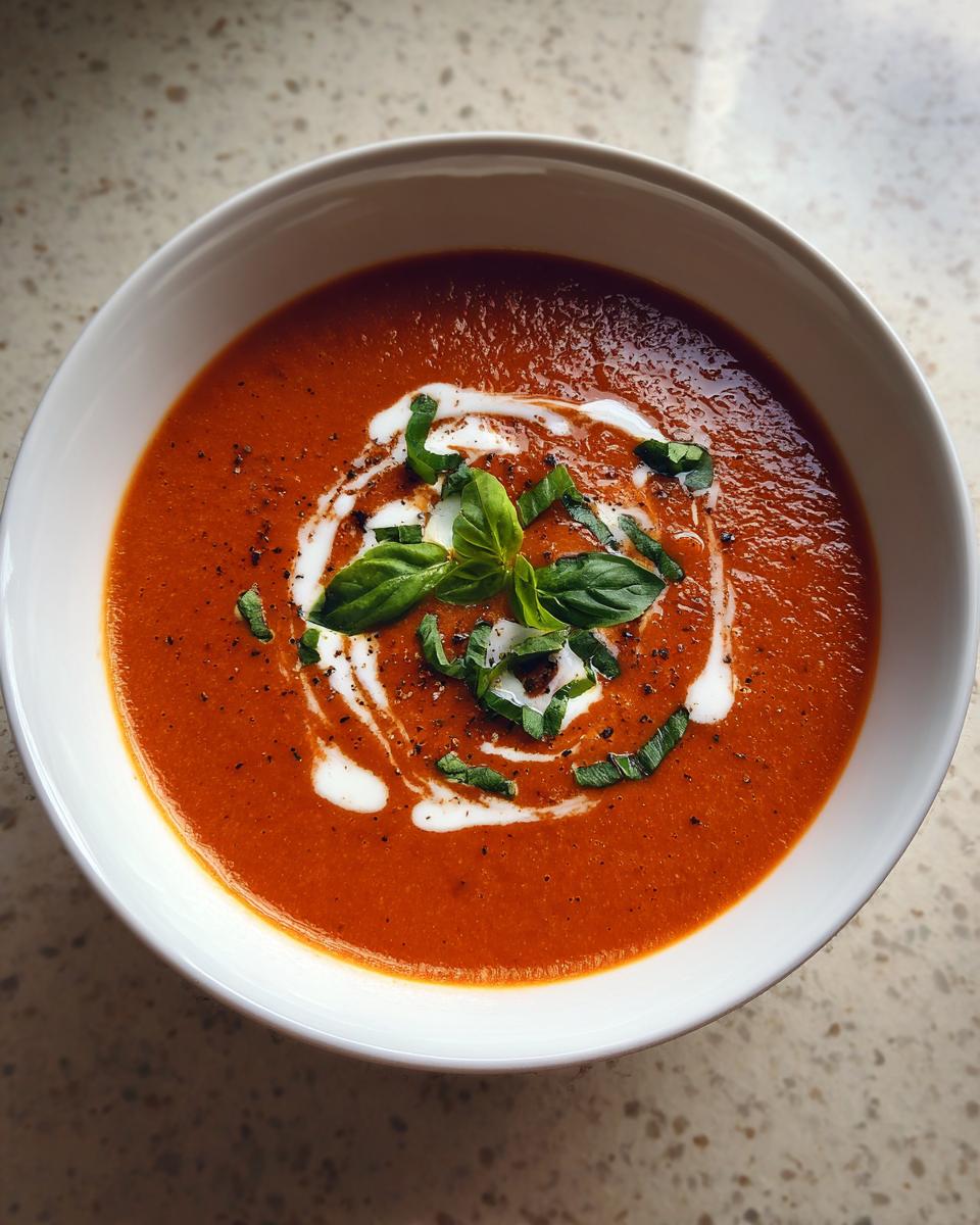 Creamy Tomato Basil Soup - detail 1