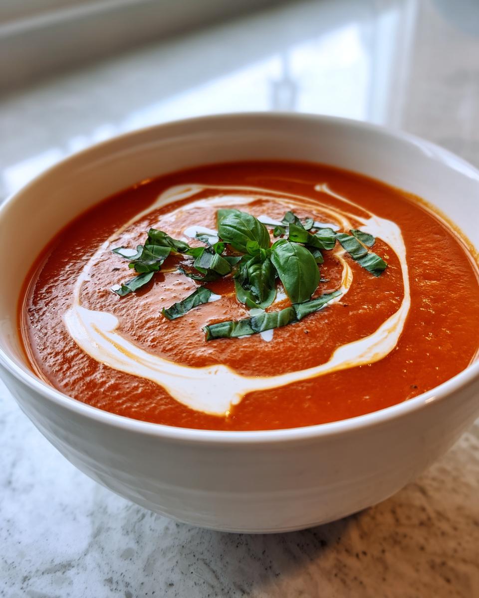 Creamy Tomato Basil Soup - detail 2