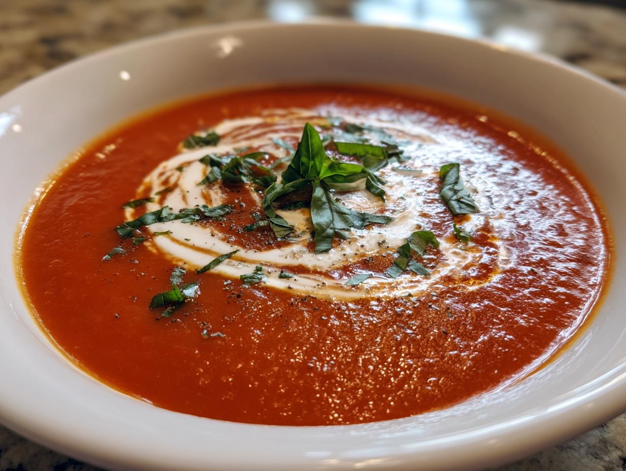 Creamy Tomato Basil Soup