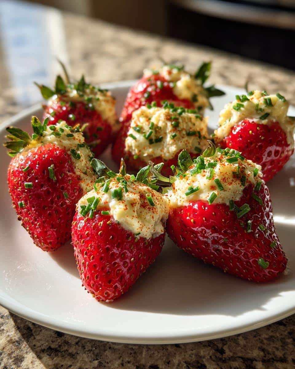 Deviled Strawberries - detail 1