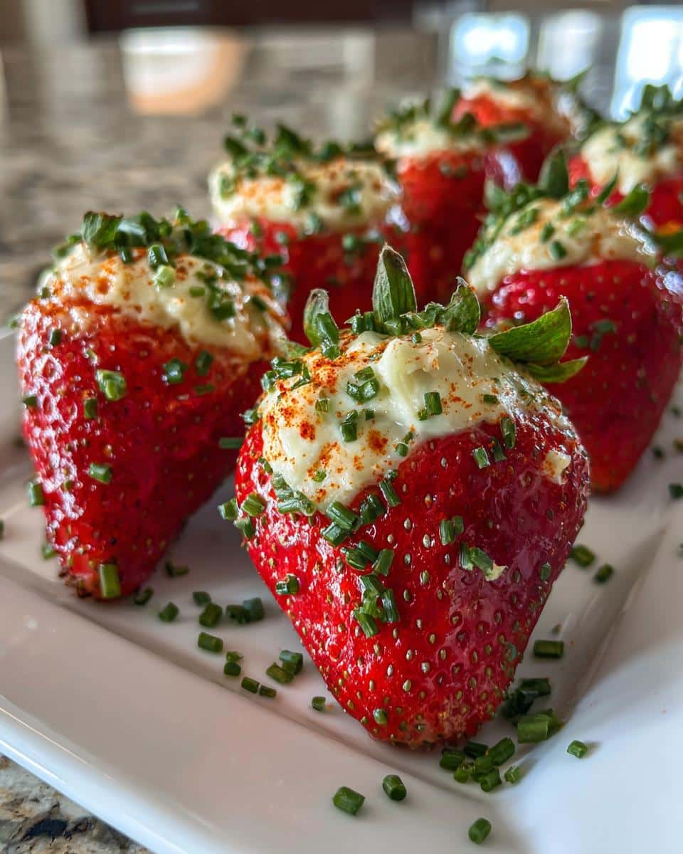 Deviled Strawberries - detail 2