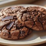 Double Chocolate Chunk Cookies