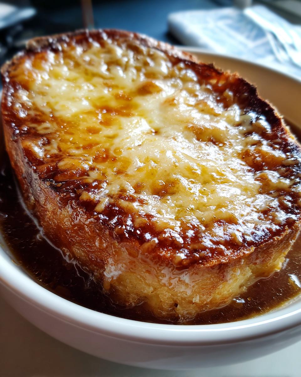 French Onion Soup with Gruyère - detail 1
