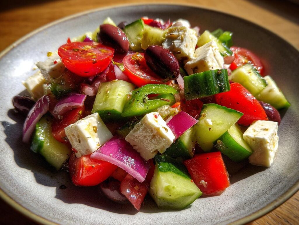 Greek Salad with Feta & Olives