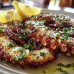 Grilled Octopus with Garlic & Olive Oil
