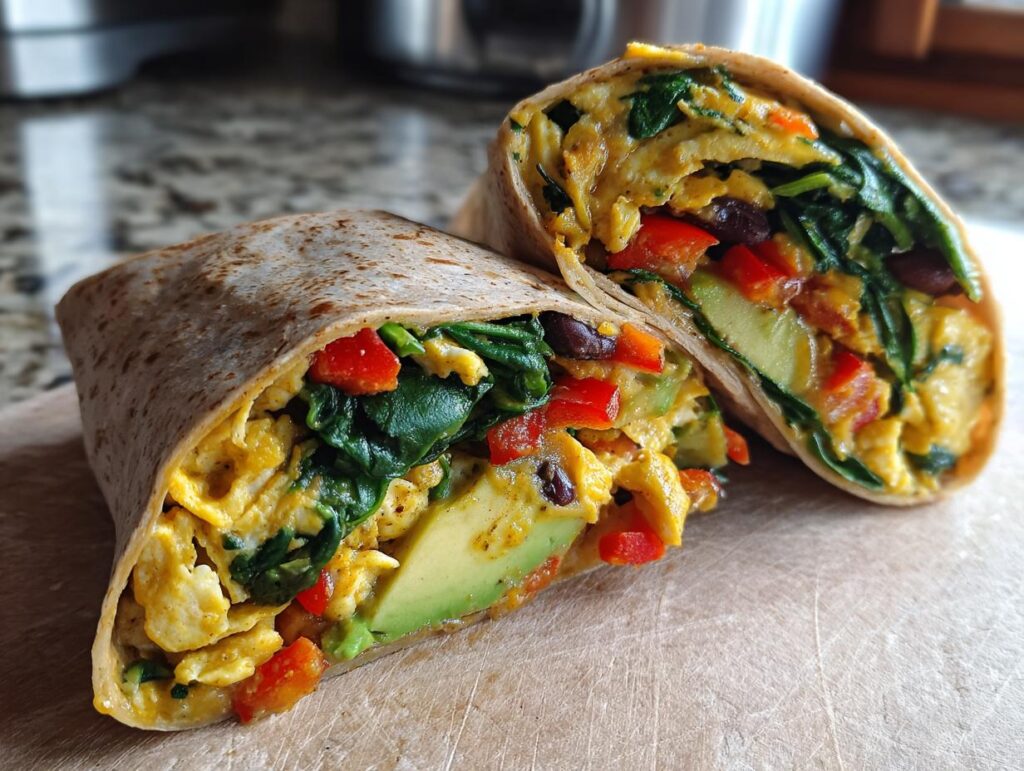 Healthy Breakfast Wraps & Burritos to Go