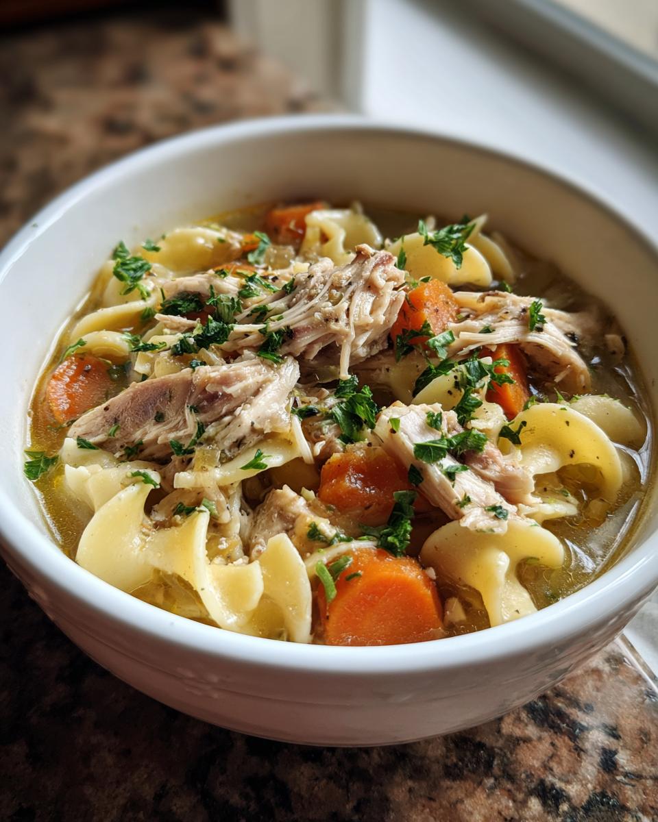 Hearty Chicken Noodle Soup - detail 2