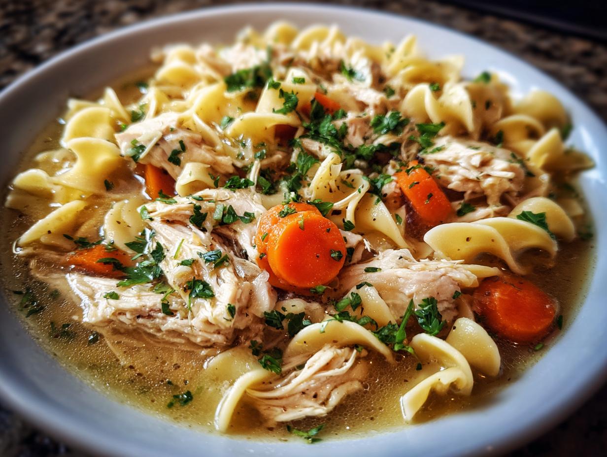 Hearty Chicken Noodle Soup