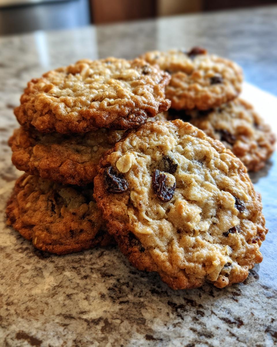 Oatmeal Raisin Cookies - detail 2