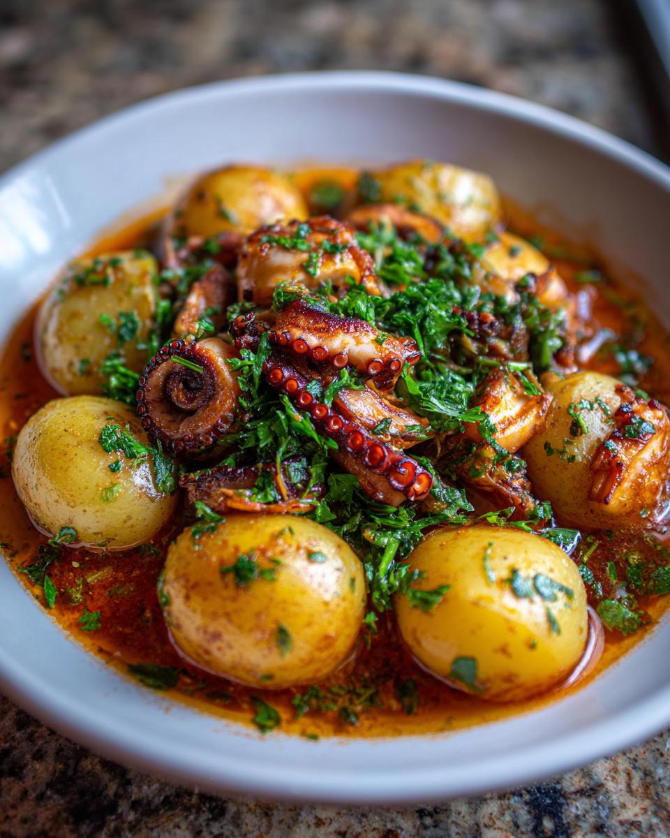 Octopus & Potato Stew - detail 1