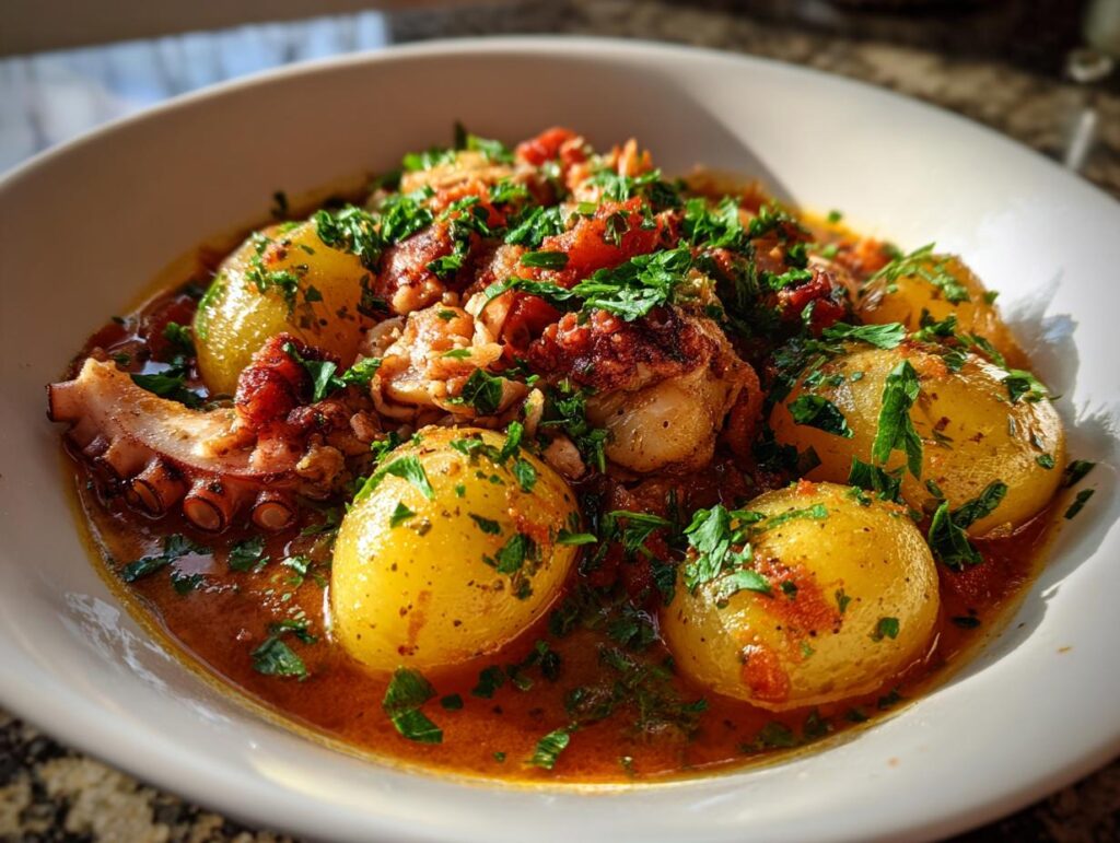 Octopus & Potato Stew