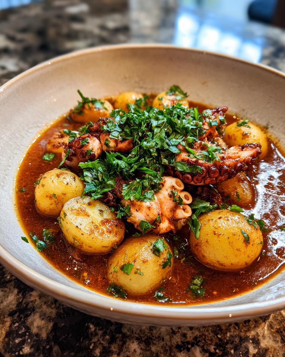 Octopus & Potato Stew - detail 2