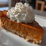 Pumpkin Pie with Whipped Cream