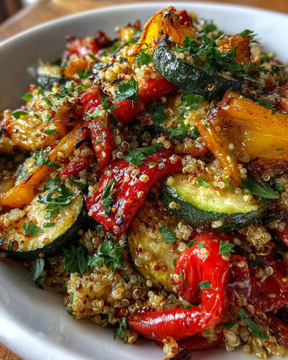 Quinoa & Roasted Veggie Salad - detail 1