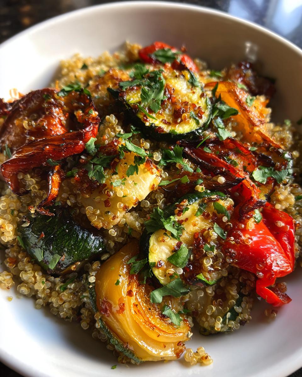 Quinoa & Roasted Veggie Salad - detail 2