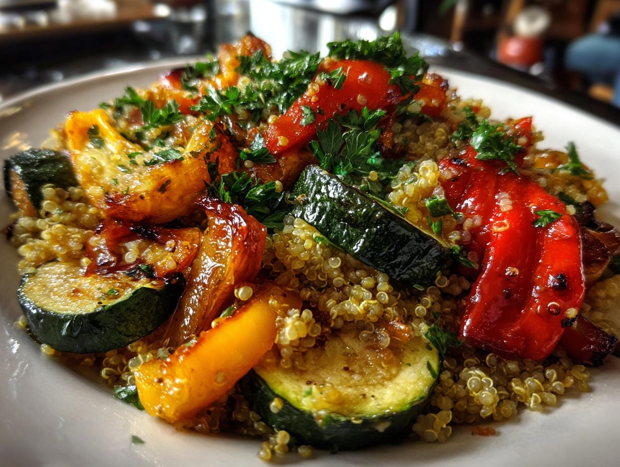 Quinoa & Roasted Veggie Salad