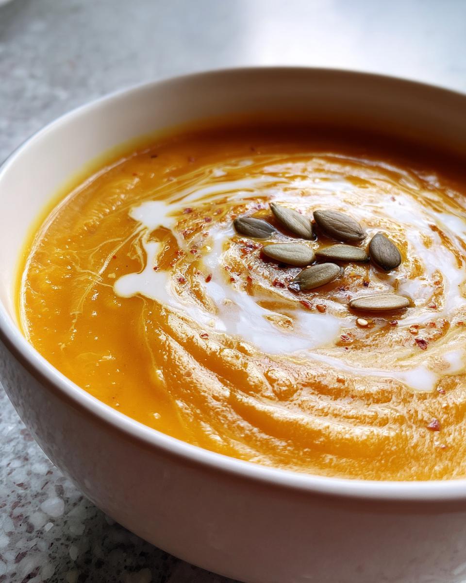 Roasted Butternut Squash Soup - detail 1