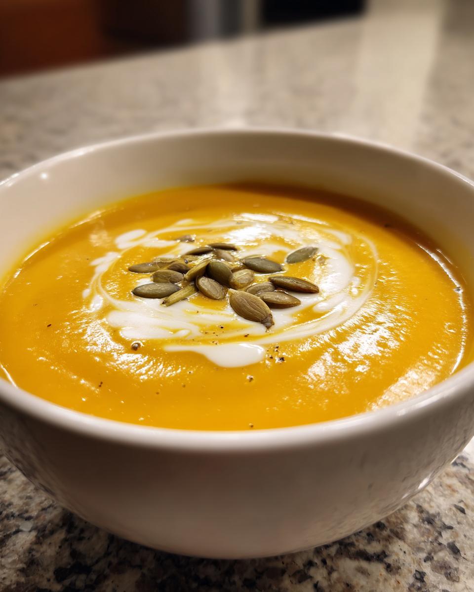 Roasted Butternut Squash Soup - detail 2