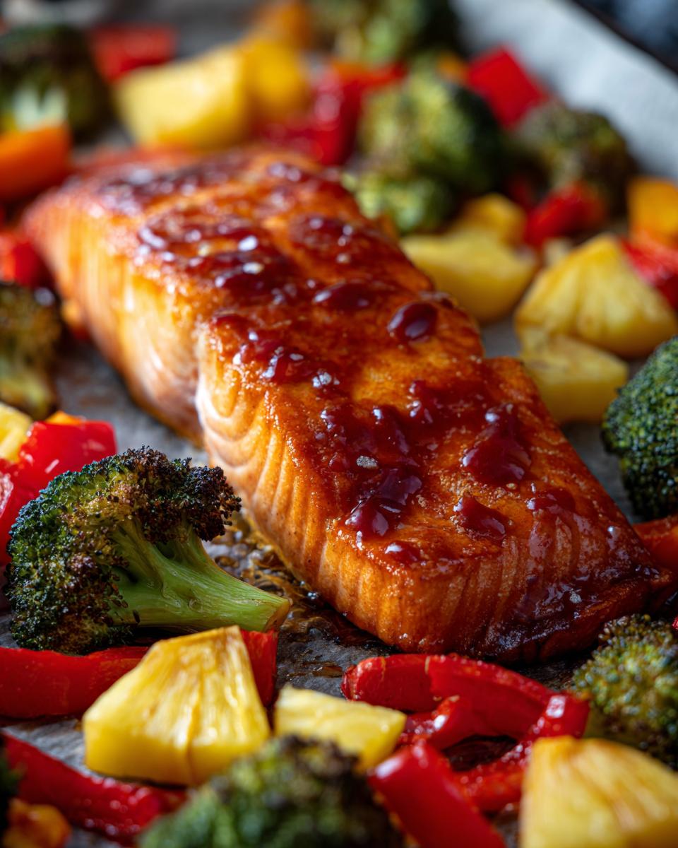 Sheet Pan Teriyaki Salmon - detail 1
