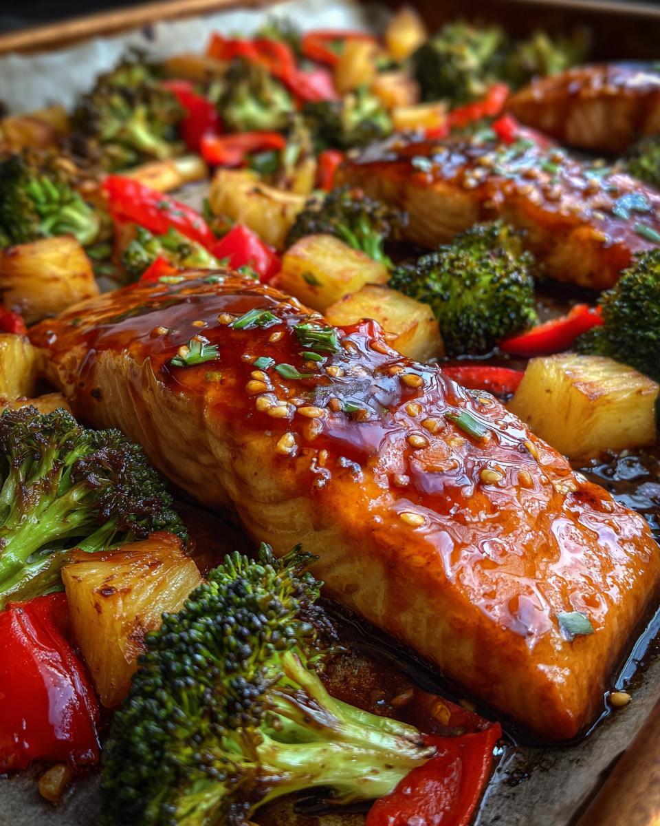 Sheet Pan Teriyaki Salmon - detail 2