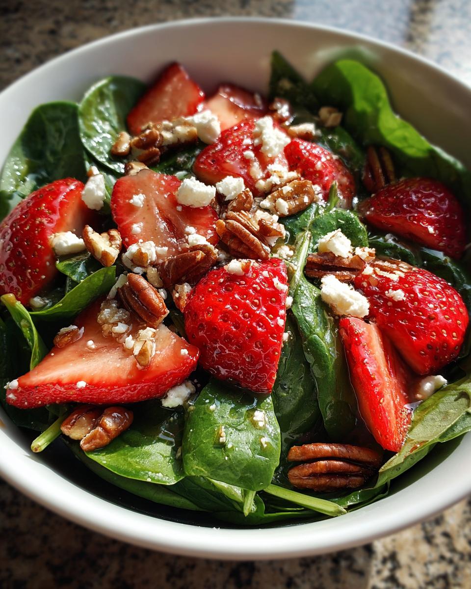 Strawberry Spinach Salad - detail 1