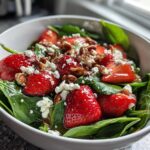 Strawberry Spinach Salad