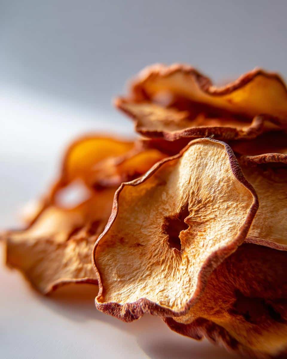 dehydrated apples - detail 2