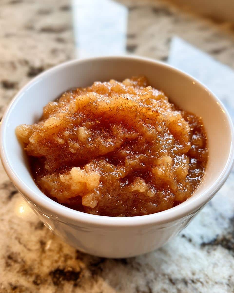 homemade applesauce - detail 2