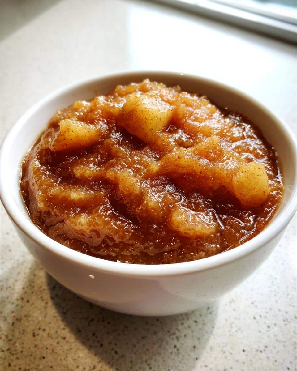 instant pot applesauce - detail 1