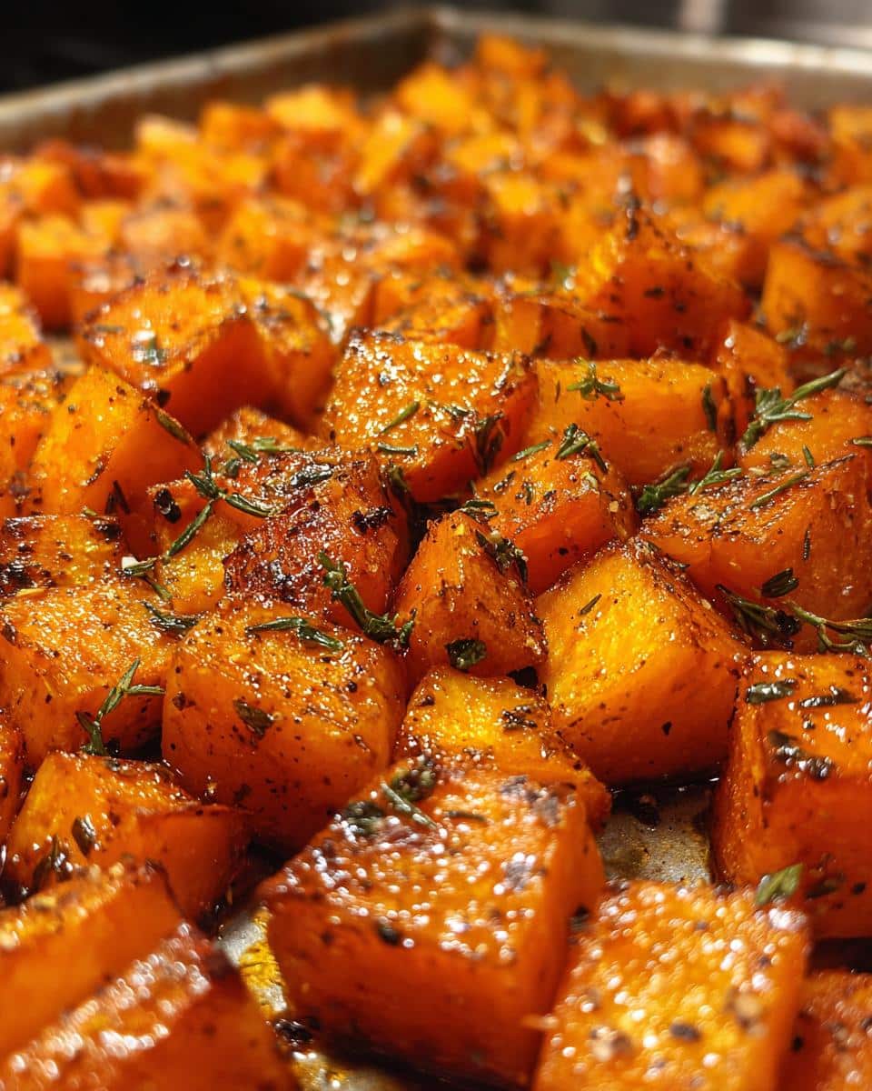 roasted butternut squash oven - detail 1