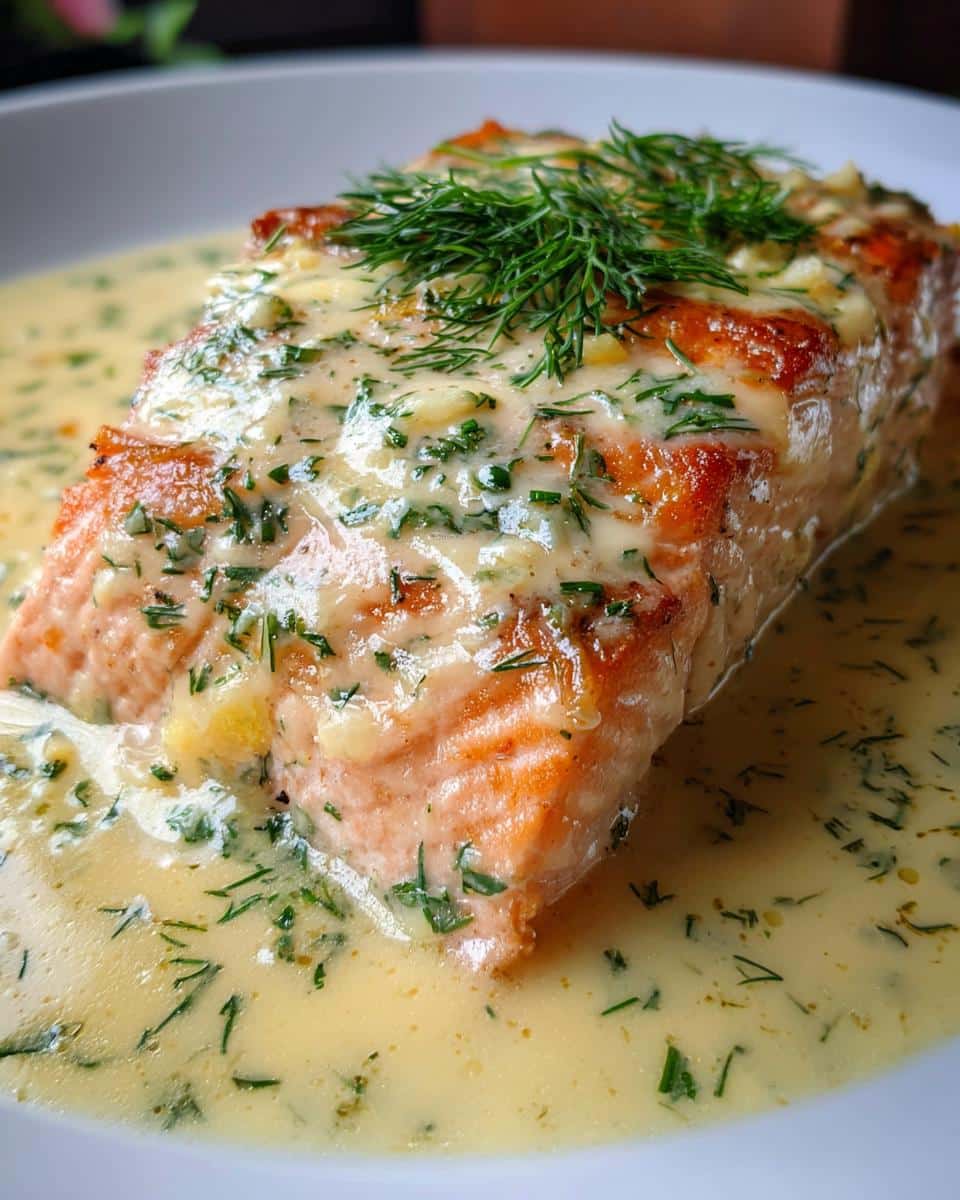 Creamy Lemon Sauce Salmon - detail 1