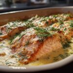 Creamy Lemon Sauce Salmon