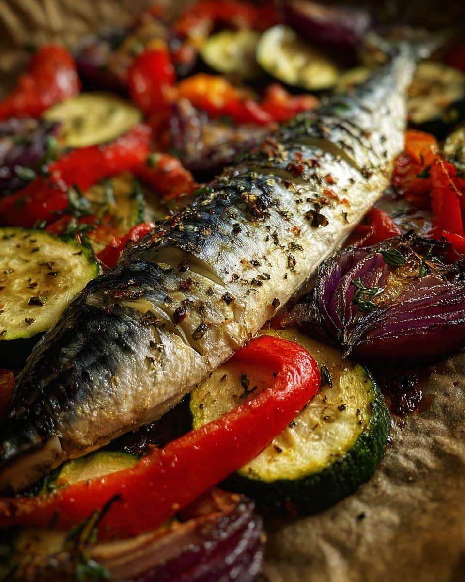 Delicious and Easy Sheet Pan Mackerel with Veggies - detail 1