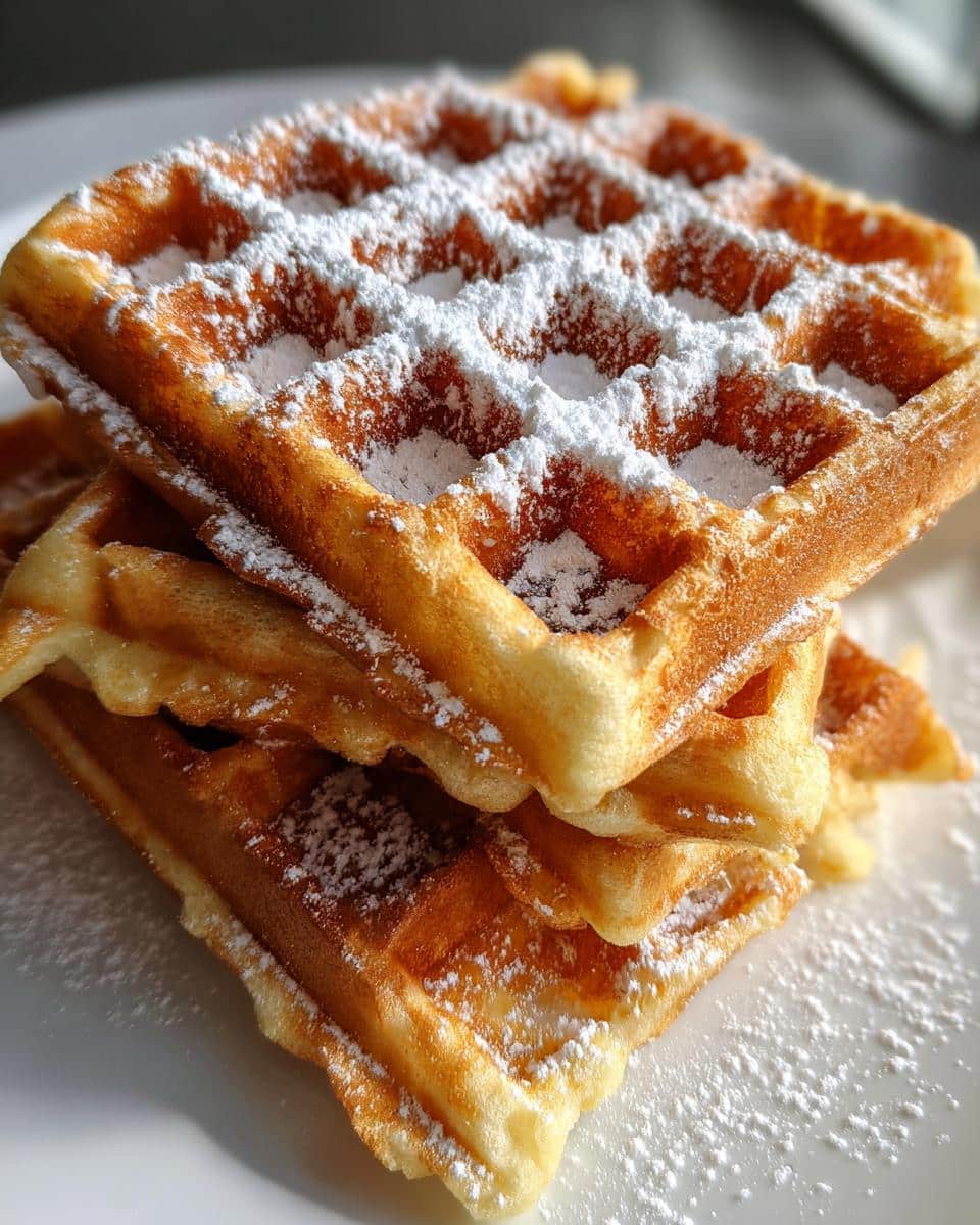 Quick and Easy Waffles Recipe (Crispy Every Time!) - detail 1