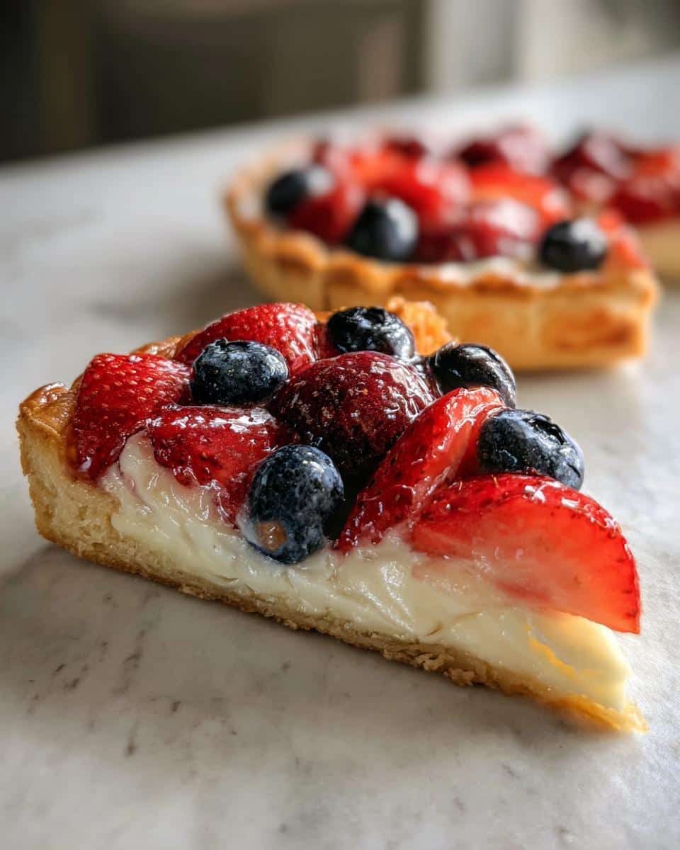 Simple Fruit Tart Recipe with Puff Pastry - detail 1