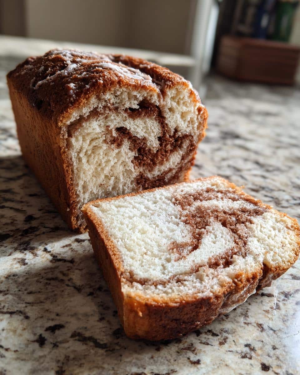 amish cinnamon bread - detail 1
