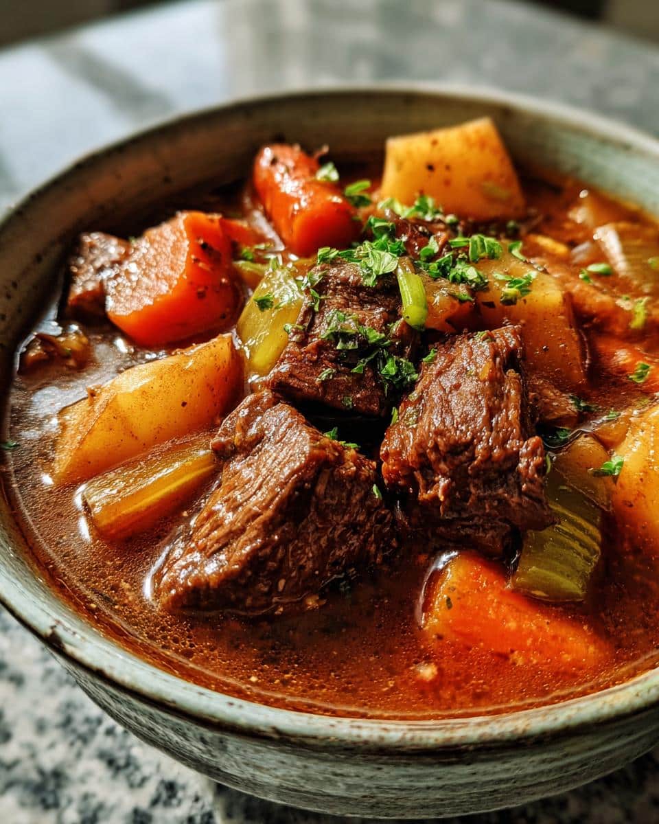 beef stew crock pot - detail 1