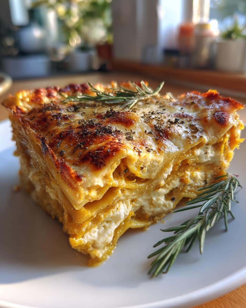 butternut squash lasagna - detail 2