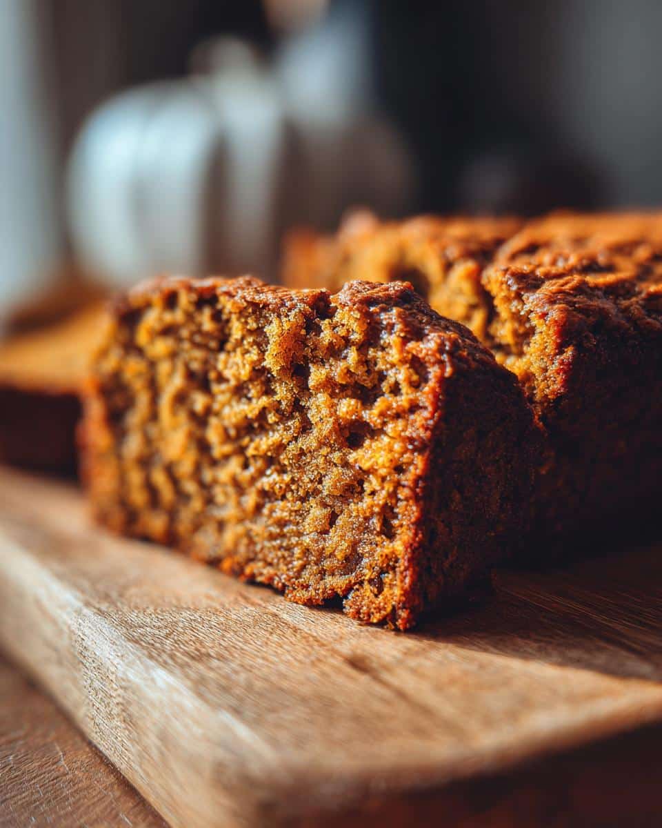 pumpkin banana bread - detail 1