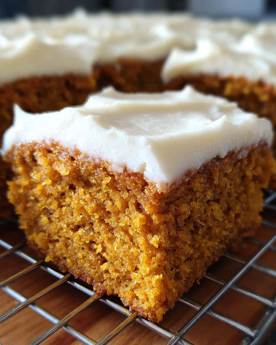 pumpkin bars - detail 1