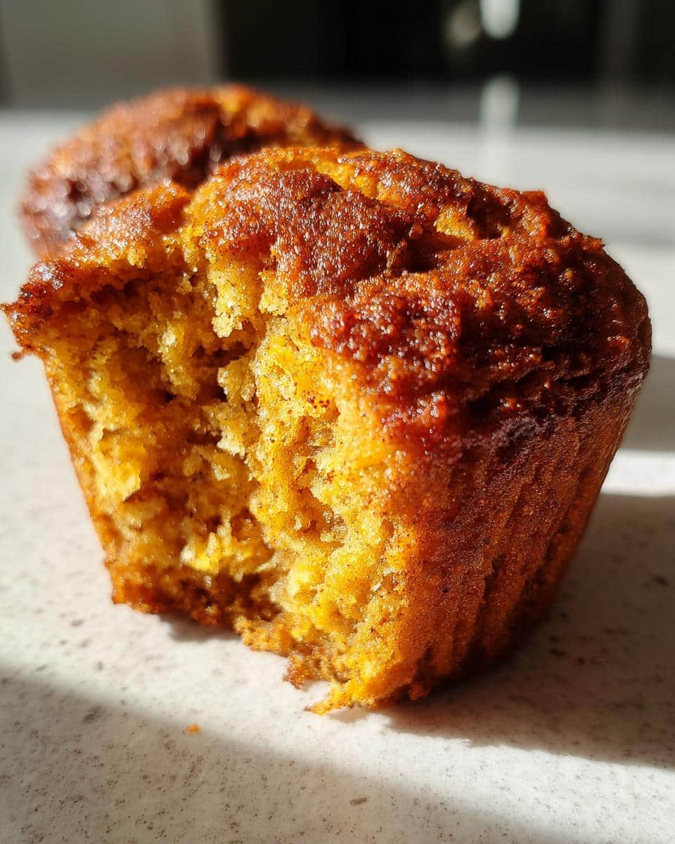 sourdough pumpkin muffins - detail 1