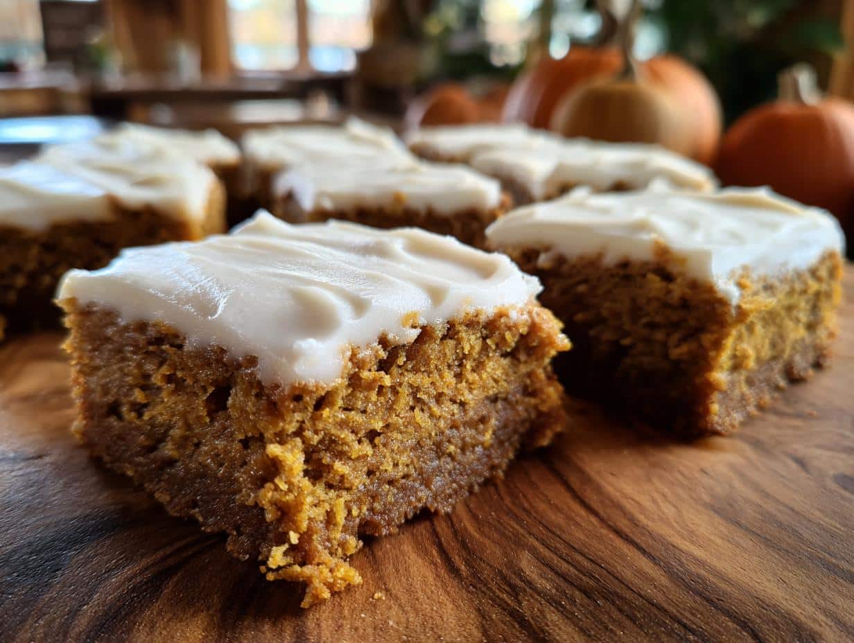 Dreamy pumpkin bars