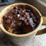 Hot chocolate mug cake