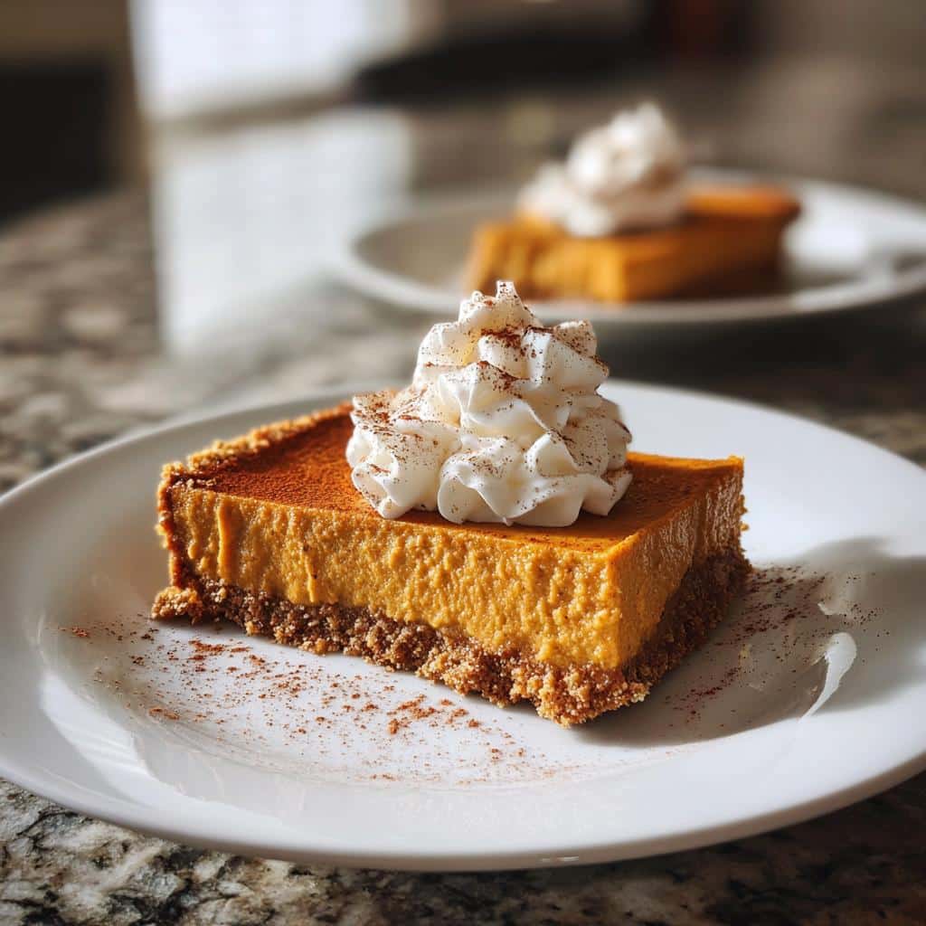 No-bake pumpkin dessert - detail 1