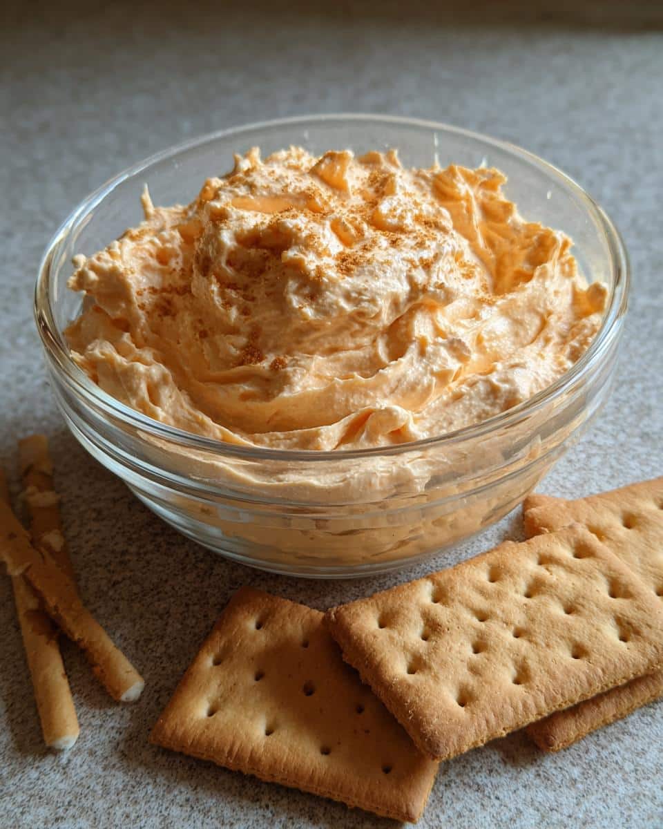 Pumpkin fluff dip - detail 1